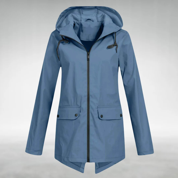 Blauw - Waterdichte jas